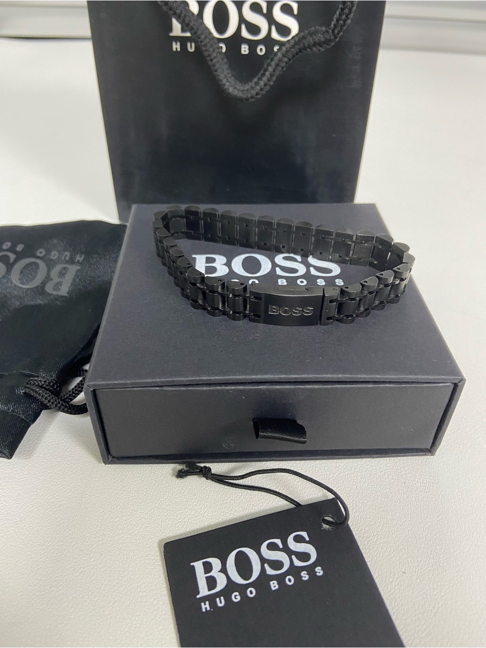 Hugo Boss black men’s bracelet